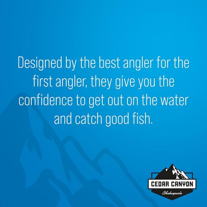 Shakespeare Cedar Canyon Premier Fly Fishing Rod & Reel Combo Information 1