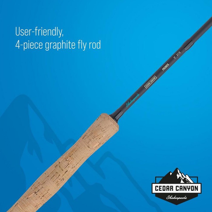 Shakespeare Cedar Canyon Premier Fly Fishing Rod & Reel Combo Information 2