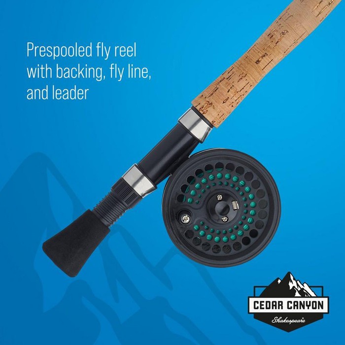Shakespeare Cedar Canyon Premier Fly Fishing Rod & Reel Combo Information 3