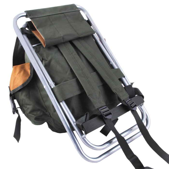 Shakespeare Folding Fishing Stool with Back Pack 1