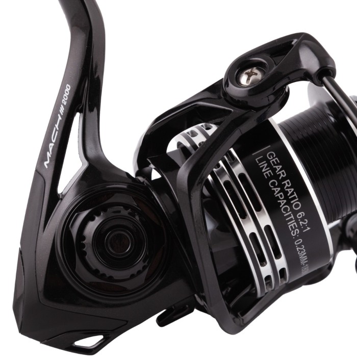 Shakespeare Mach III Spinning Reel Close Up 1