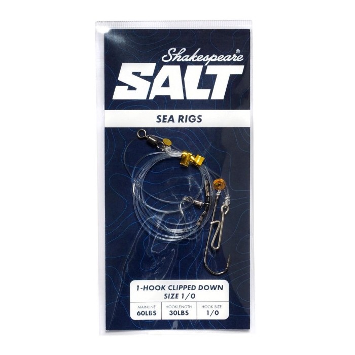 Shakespeare Salt 1-Hook Clipped Down Rig