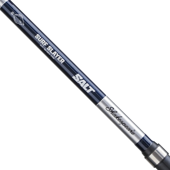Shakespeare Salt Surf Slayer Fishing Rod Combo Set, 12ft, Casting Weight: 4-6oz, Sections: 2 Graphics