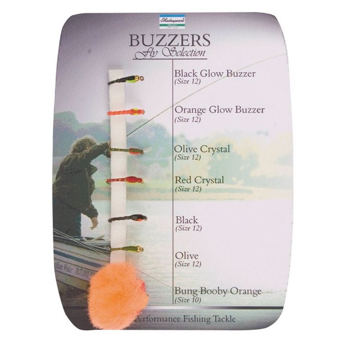 Shakespeare Sigma Buzzers Fly Selection Fishing Tackle