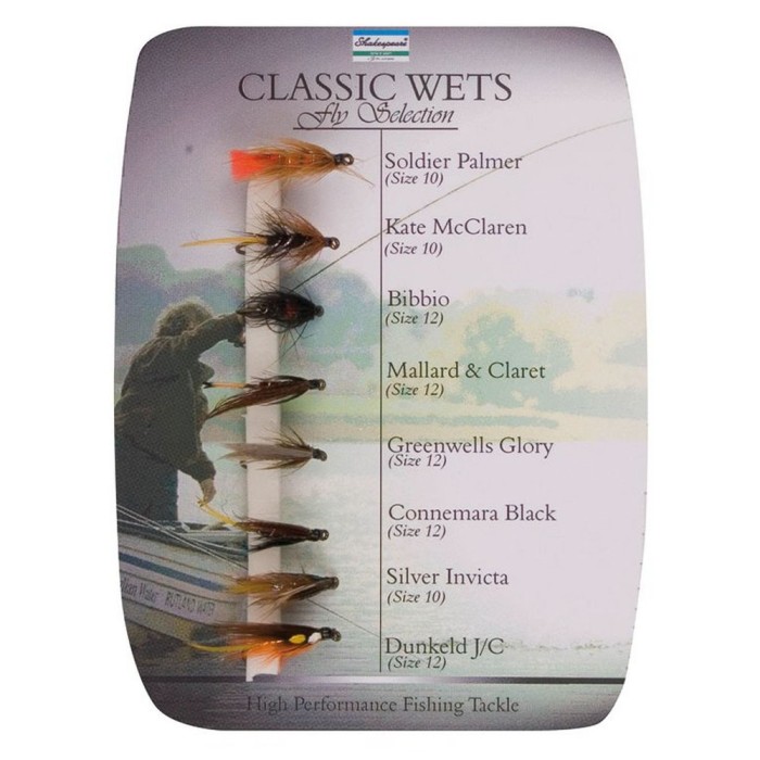 Shakespeare Sigma Classic Wets Fly Selection Fishing Tackle