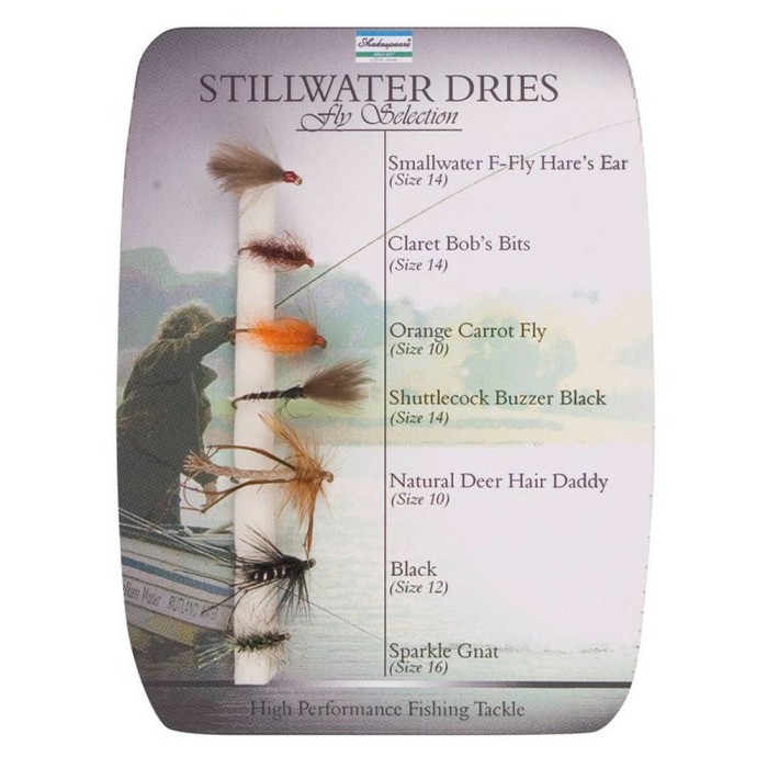 Shakespeare Sigma Stillwater Dries Fly Selection Fishing Tackle