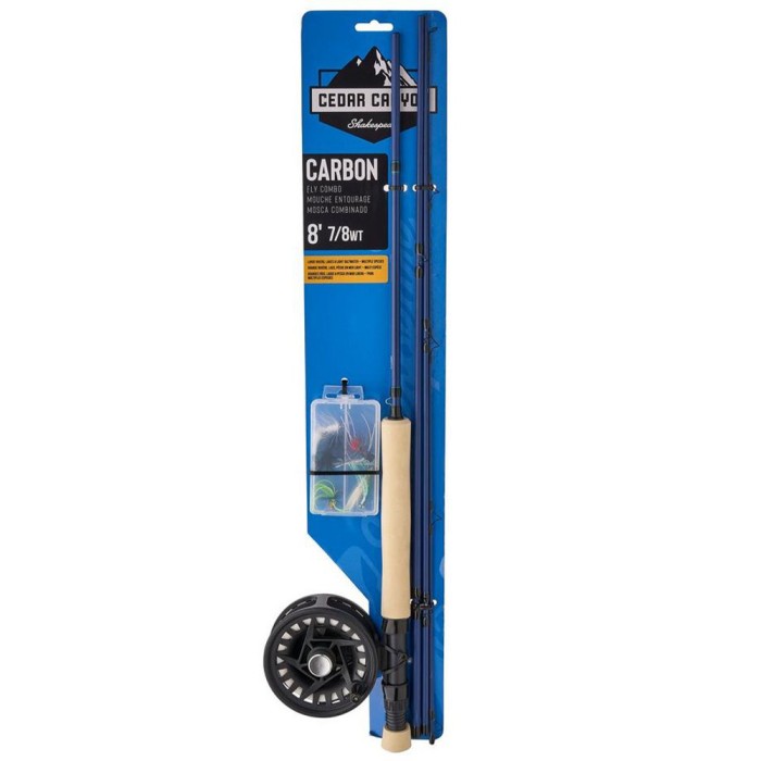 Shakespeare SKP Carbon Fly Rod & Reel Combo 4