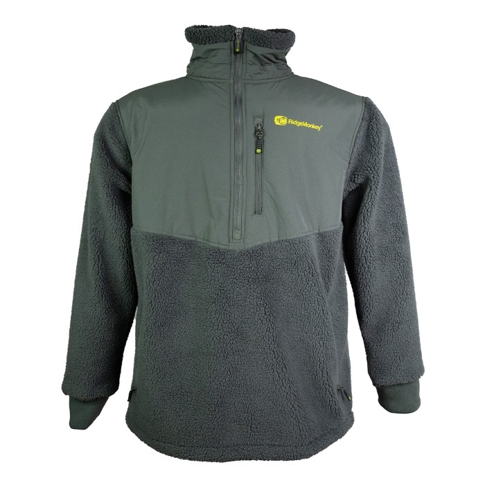 RidgeMonkey APEarel ThermaPro Sherpa Fleece Green