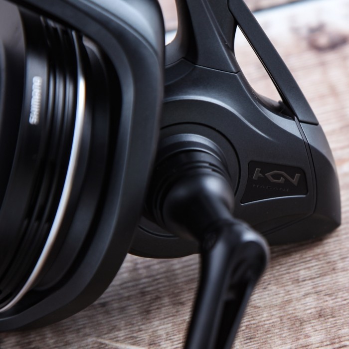 Shimano Aero Technium Magnesium XTC Reel Close Up On Wood 2