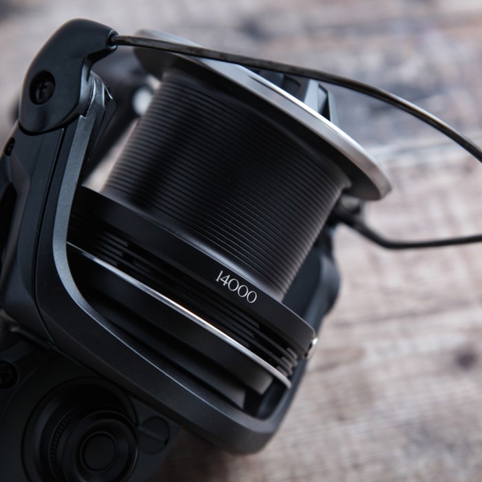 Shimano Aero Technium Magnesium XTC Reel Close Up On Wood 3