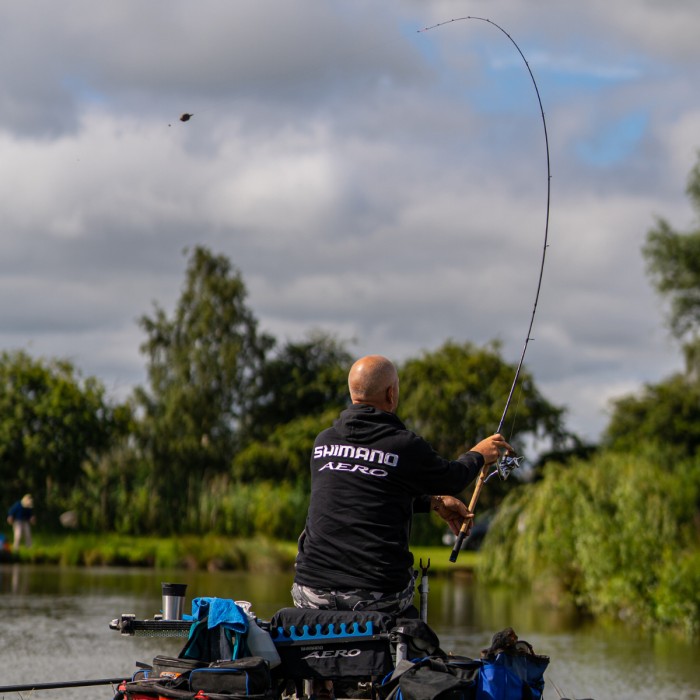 Shimano Aero X5 Precision Multi Feeder Fishing Rod In Use 1