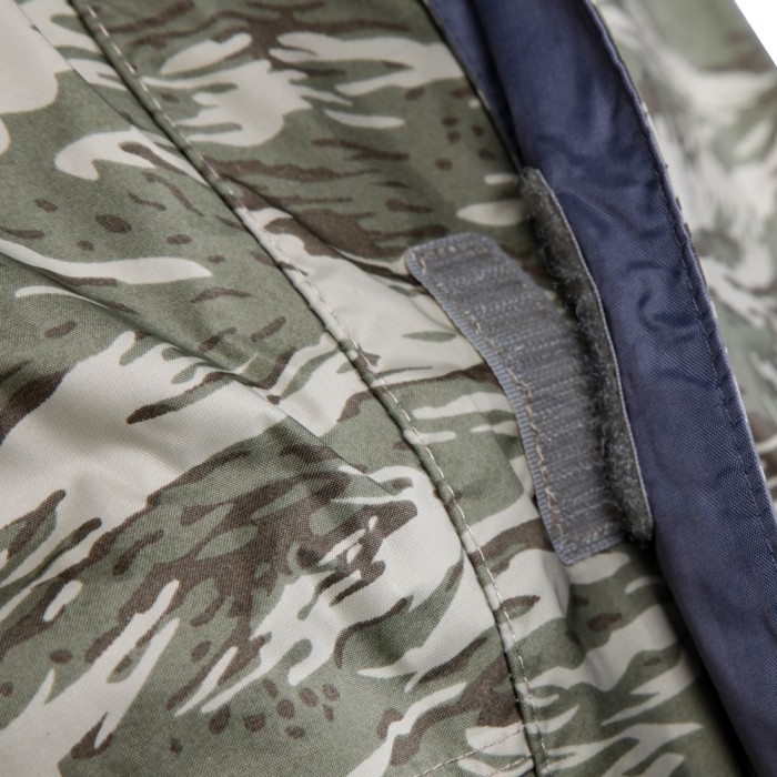 Shimano Dryshield Jacket Khaki Pacific Camo Close Up 4