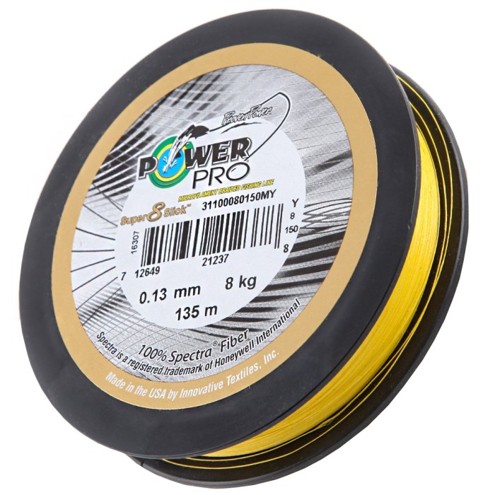 Power Pro Super 8 Slick Braid Yellow