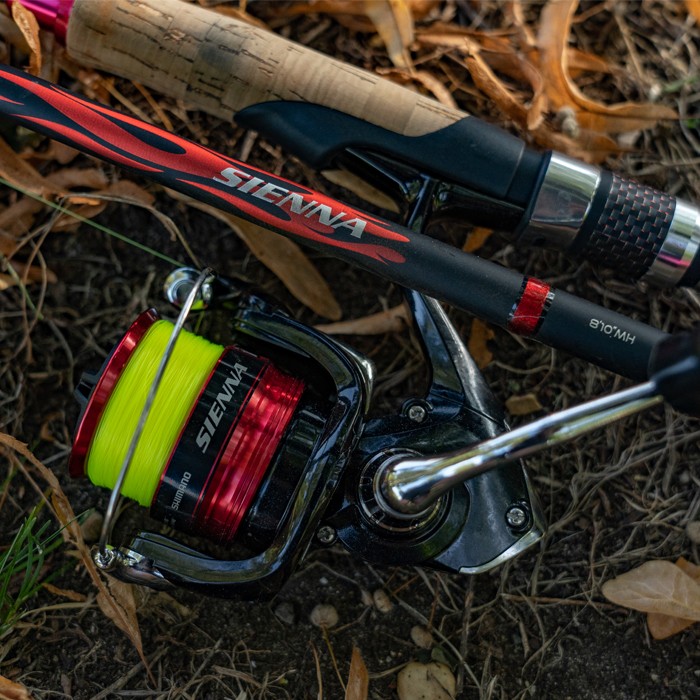 Shimano Sienna Spinning Combo In Use 2