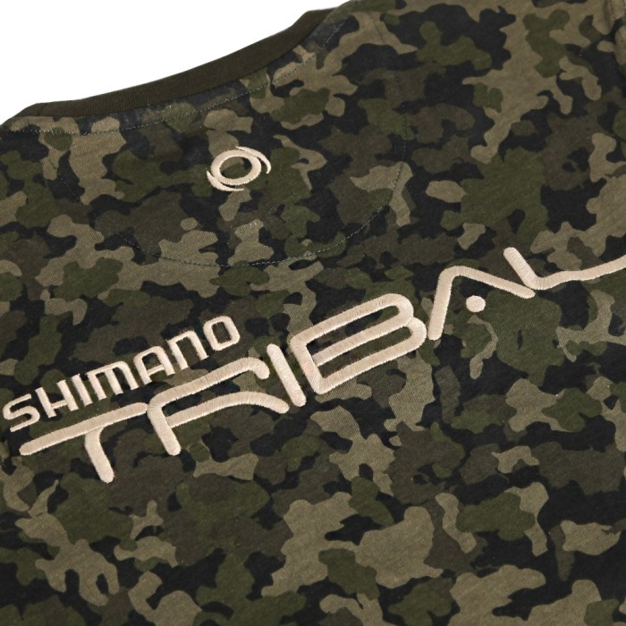 Shimano Tribal XTR Camo T-Shirt Close Up