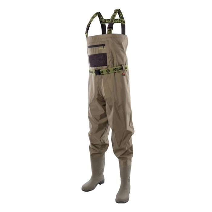 Snowbee 210D Nylon Wadermaster Cleated Sole Chest Waders