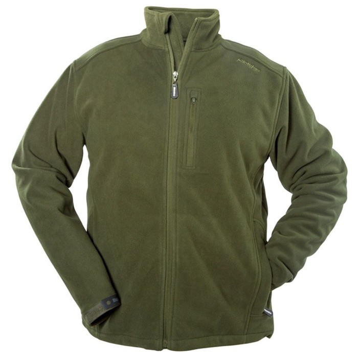 Snowbee Breeze-Bloc Green Fleece Jacket 1