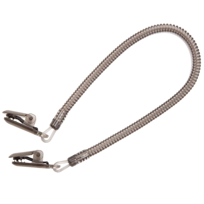 Snowbee Cap Strap With Coiled Lanyard