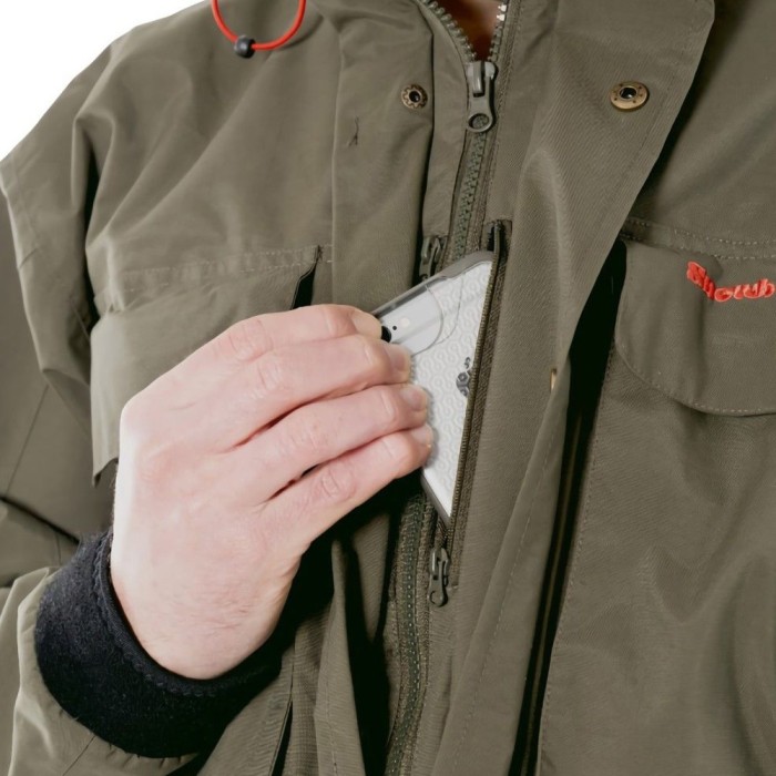 Snowbee Prestige 2 Breathable Wading Jacket Close Up 1