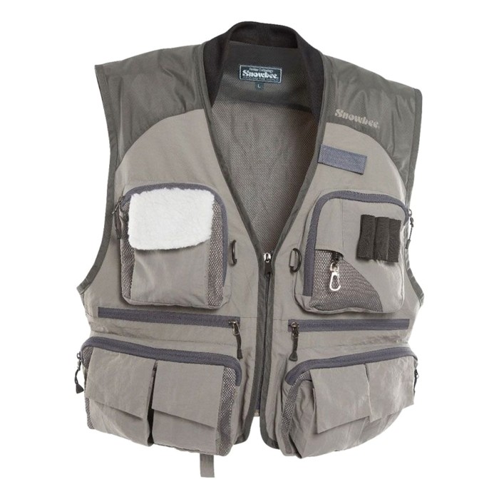 Snowbee Superlight Fly Vest - Sage Green / Grey