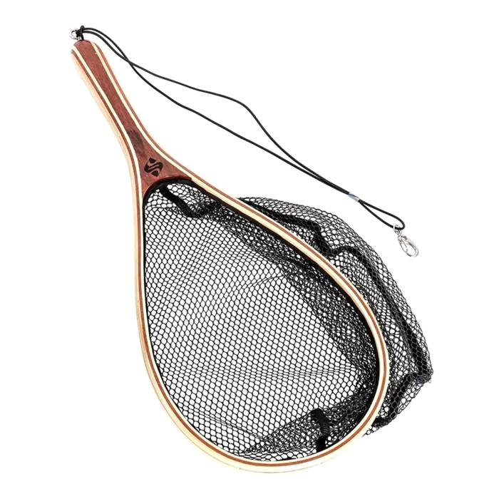 Snowbee Wooden Frame Hand Trout Landing Net - 22 Inch