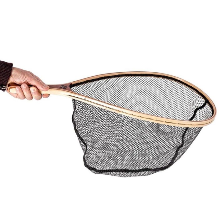 Snowbee Wooden Frame Hand Trout Landing Net - 25 Inch 1