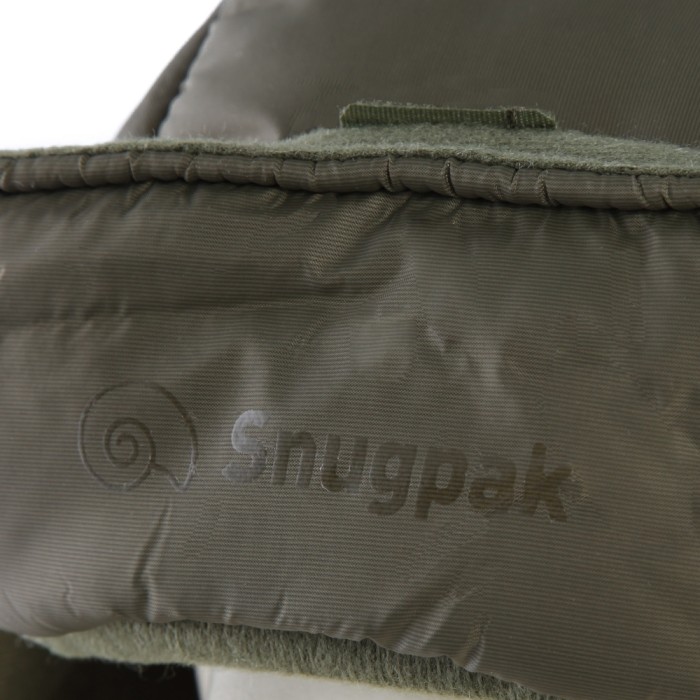 Snugpak Olive Snug Nut Fishing Hat Close Up 2