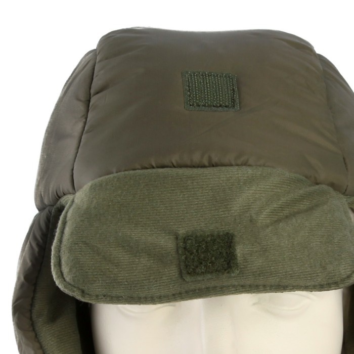 Snugpak Olive Snug Nut Fishing Hat Close Up 1