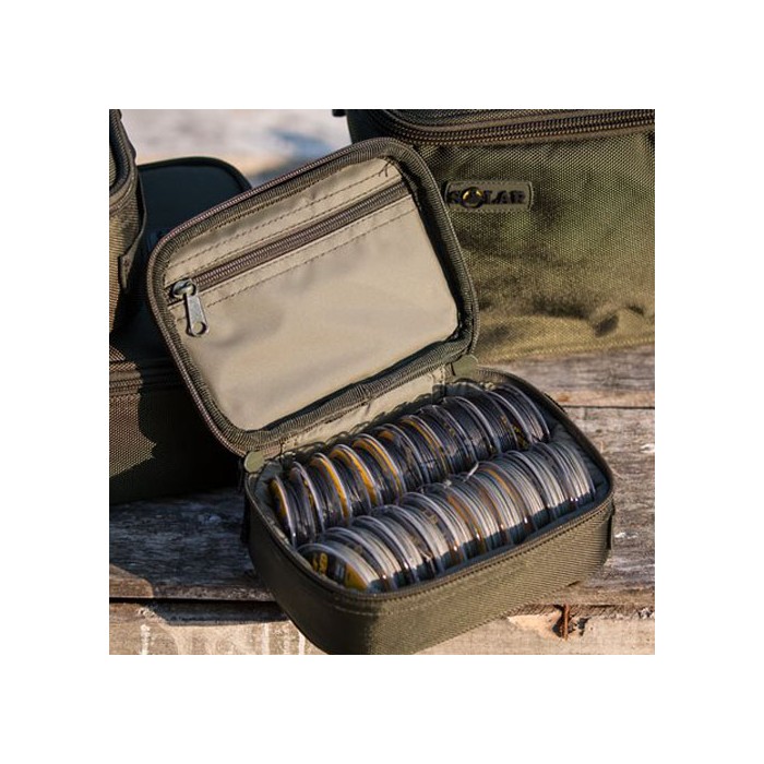 Solar Hard Case Accessory Fishing Bag Small In Use 1