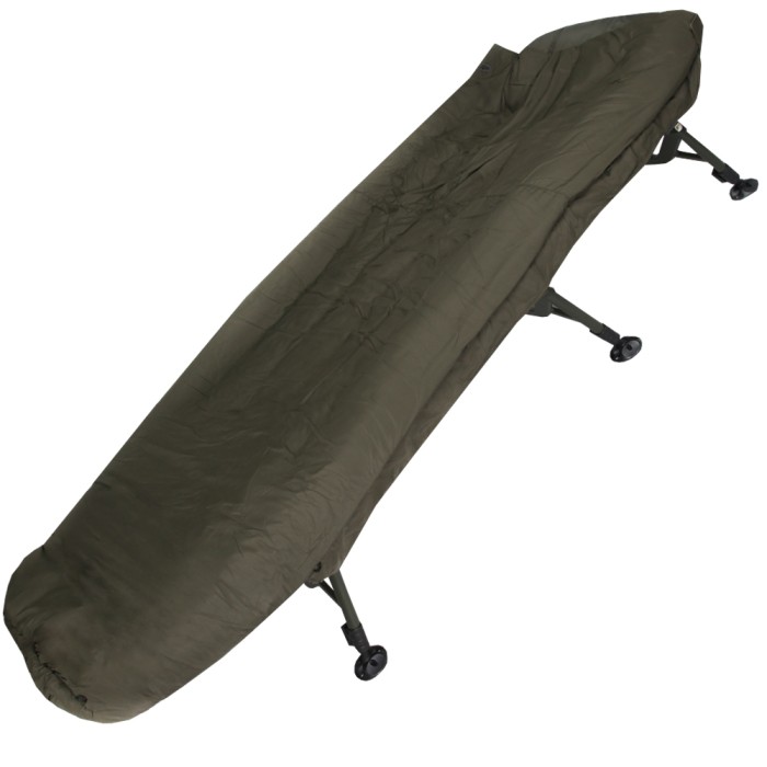 Carp Fishing Bedchair Setup 1