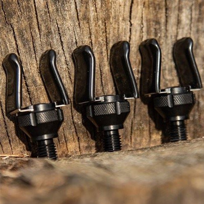 Solar Tackle BlackLite Centre Loc Adjustable Back Fishing Rod Rest Close Up 2