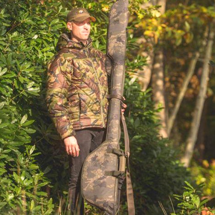 Solar Tackle Undercover Camo Single Rod Sleeve 12ft In Use