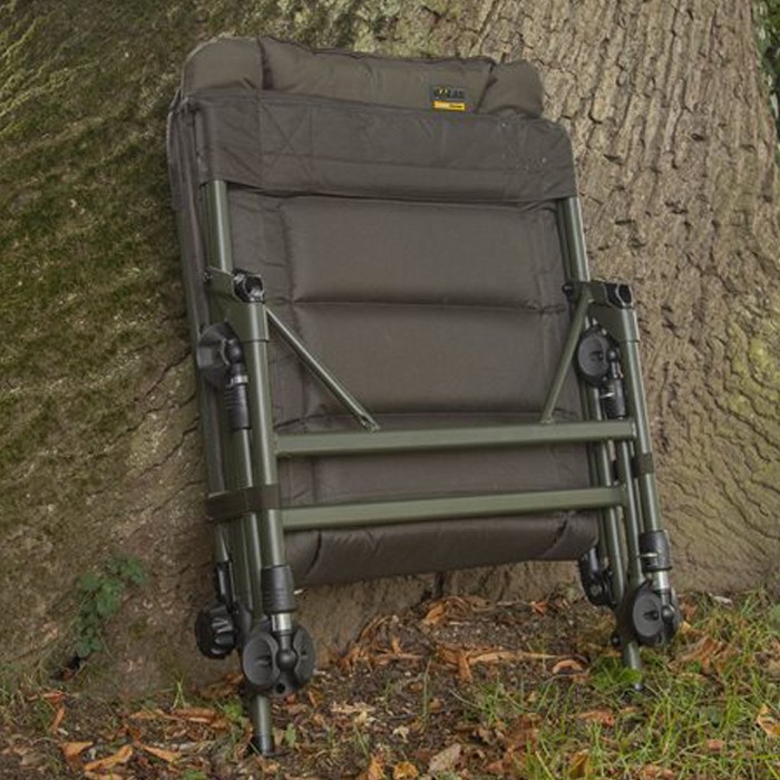 Solar Undercover Green Session Fishing Chair Collapsed