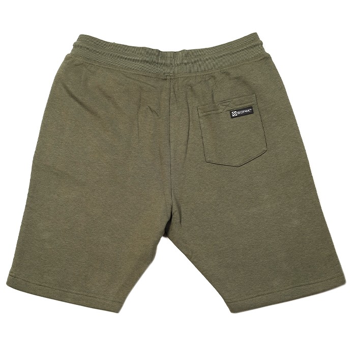 Sonik Green Fleece Fishing Shorts