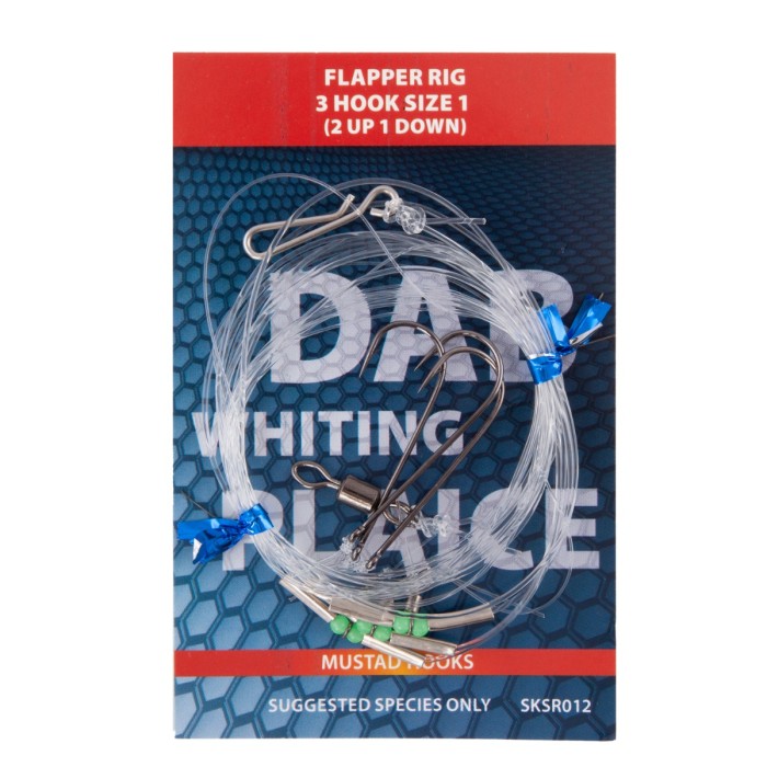 Sonik Super Sea rigs 3 Hook Flapper Size 1 2 Up 1 Down