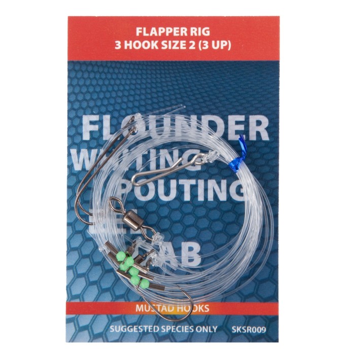 Sonik Super Sea rigs 3 Hook Flapper Size 2 3 Up