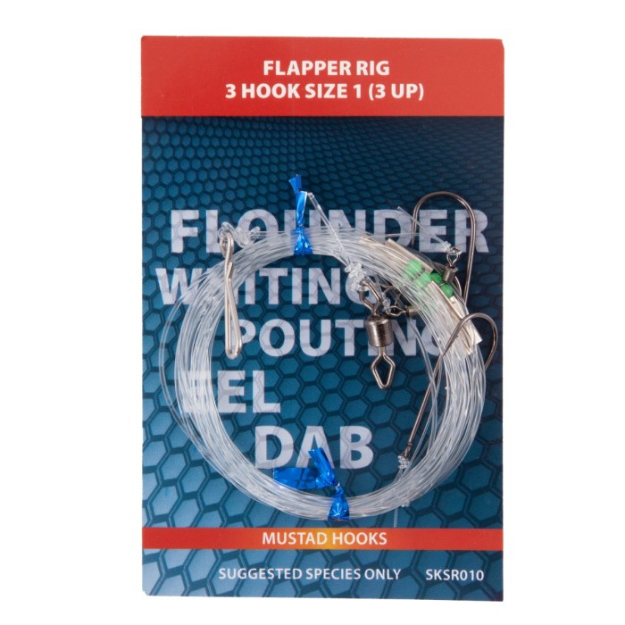 Sonik Super Sea rigs 3 Hook Flapper Size 1 3 Up