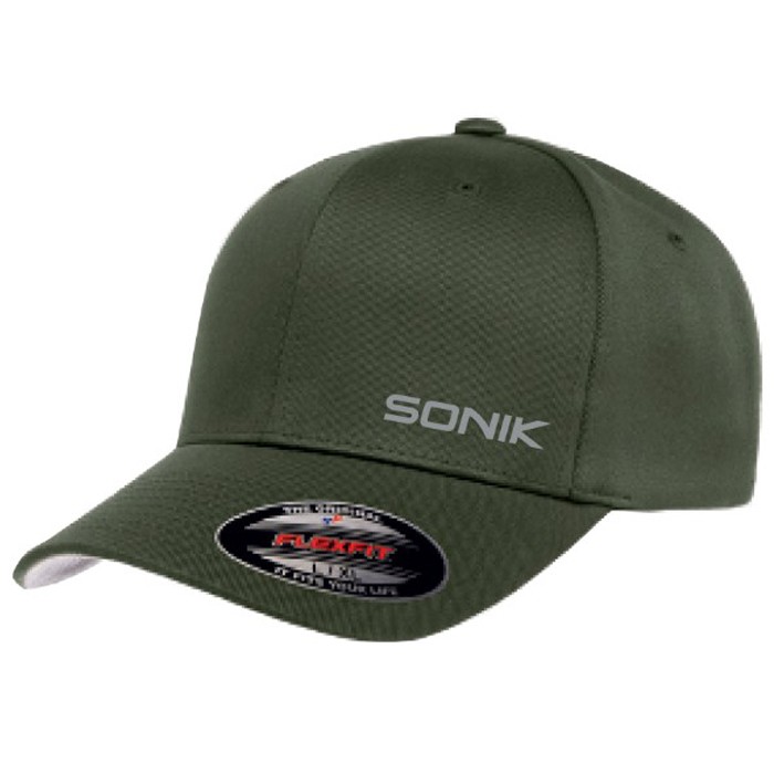 Sonik Flexfit Olive Fishing Cap