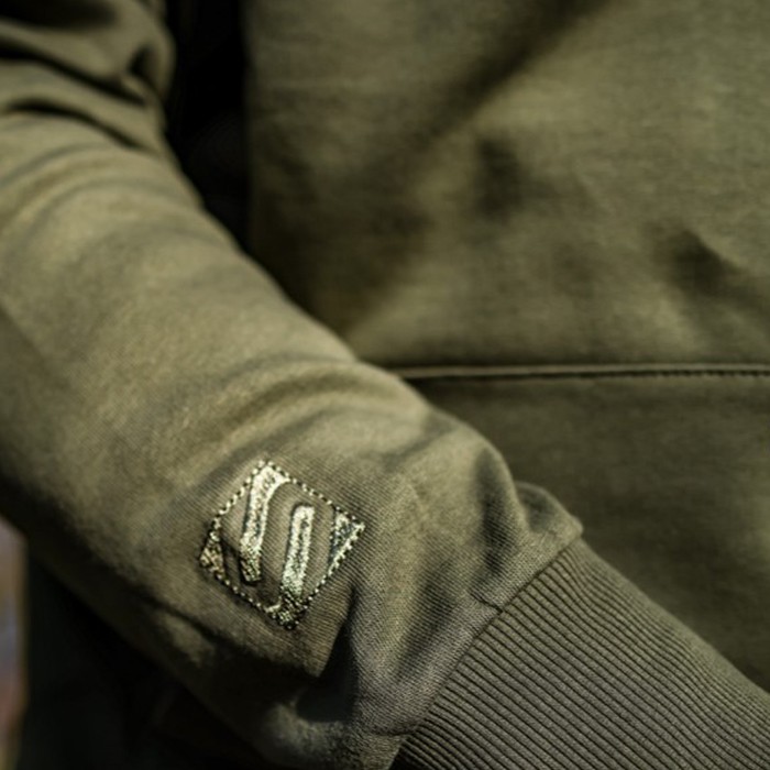 Sonik Green Fishing Hoodie Sleeve