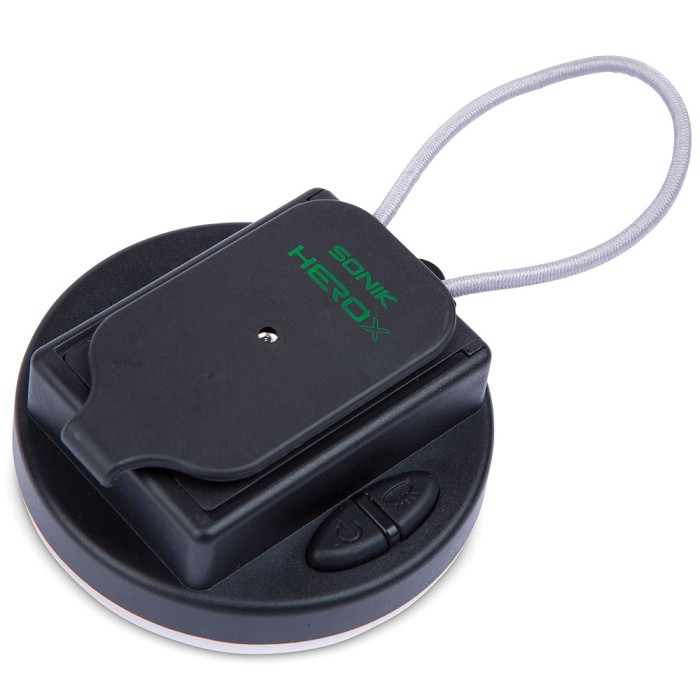 Sonik Herox Bite Alarm Set + Bivvy Lamp 9