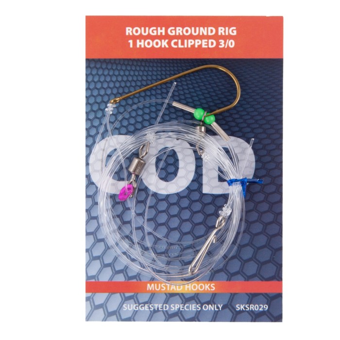 Sonik Sports Super Sea Rigs 1 Hook Clipped Roughground 3