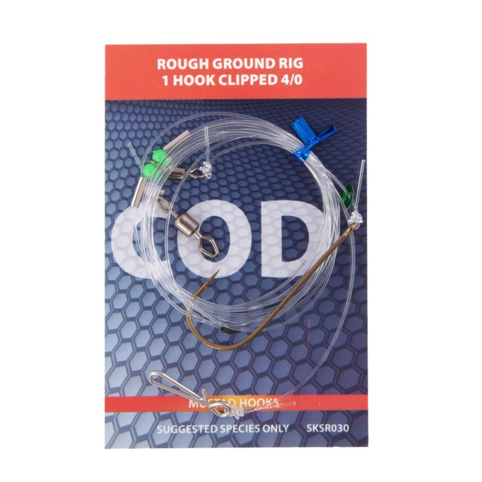 Sonik Sports Super Sea Rigs 1 Hook Clipped Roughground 3