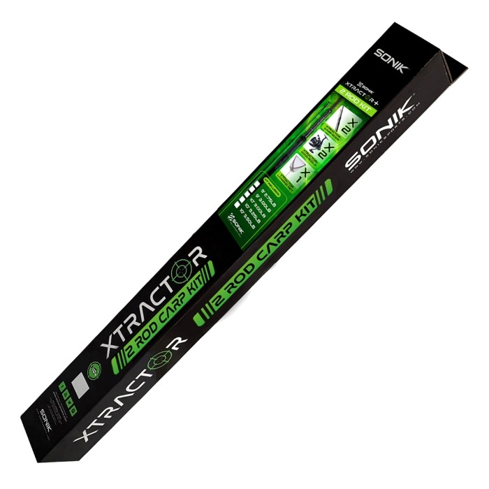 Sonik Xtractor+ 2 Rod Carp Kit
