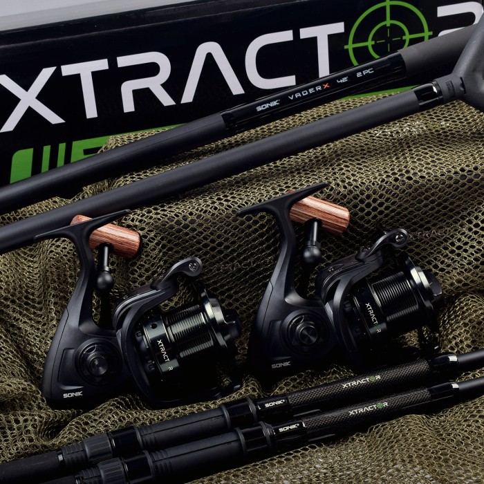Sonik Xtractor 2 Rod Carp Kits Close Up 1