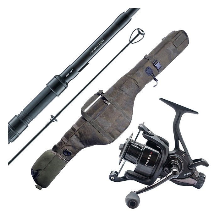 Sonik Xtractor 9ft Rod & Vader X 5000 Reel Combo