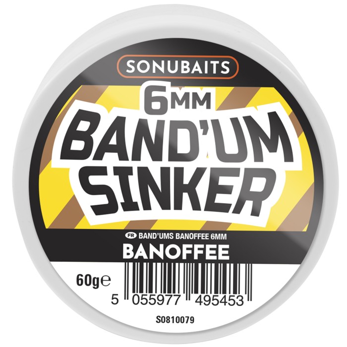 Sonubaits Band'um Sinkers Banoffee 6mm