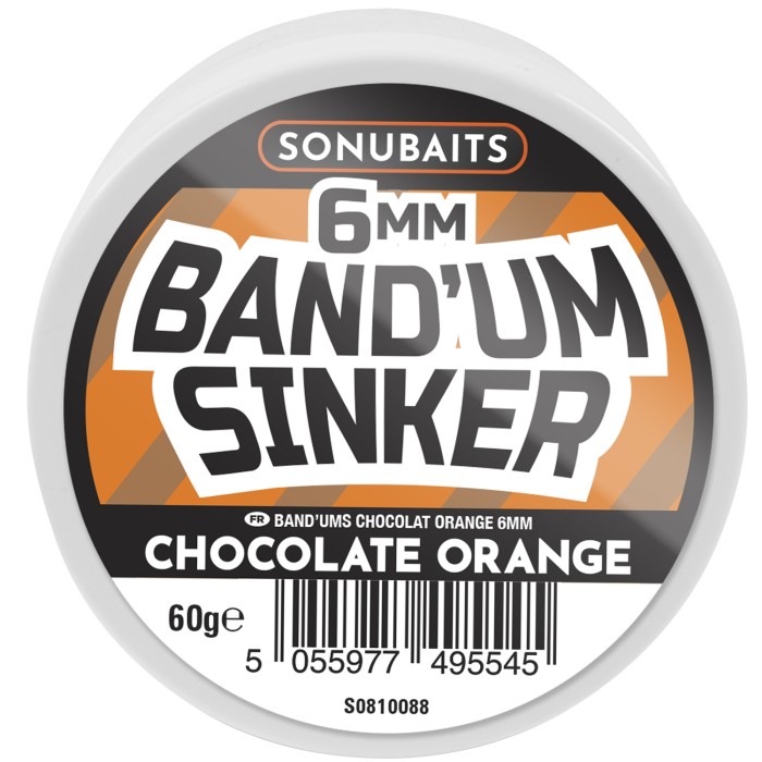 Sonubaits Band'um Sinkers Chocolate Orange 6mm
