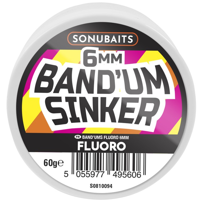 Sonubaits Band'um Sinkers Fluoro 6mm