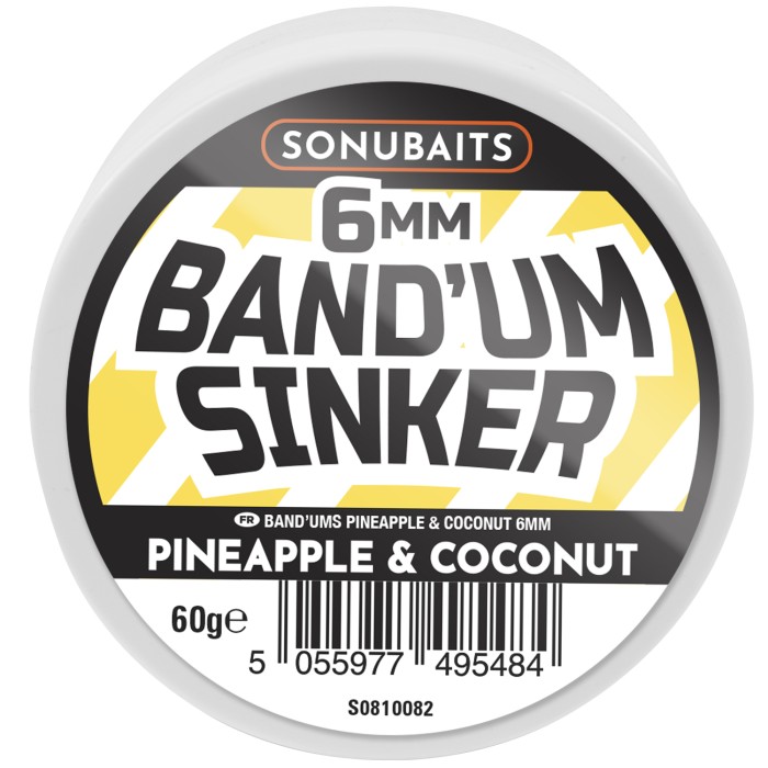 Sonubaits Band'um Sinkers Pineapple & Coconut 6mm