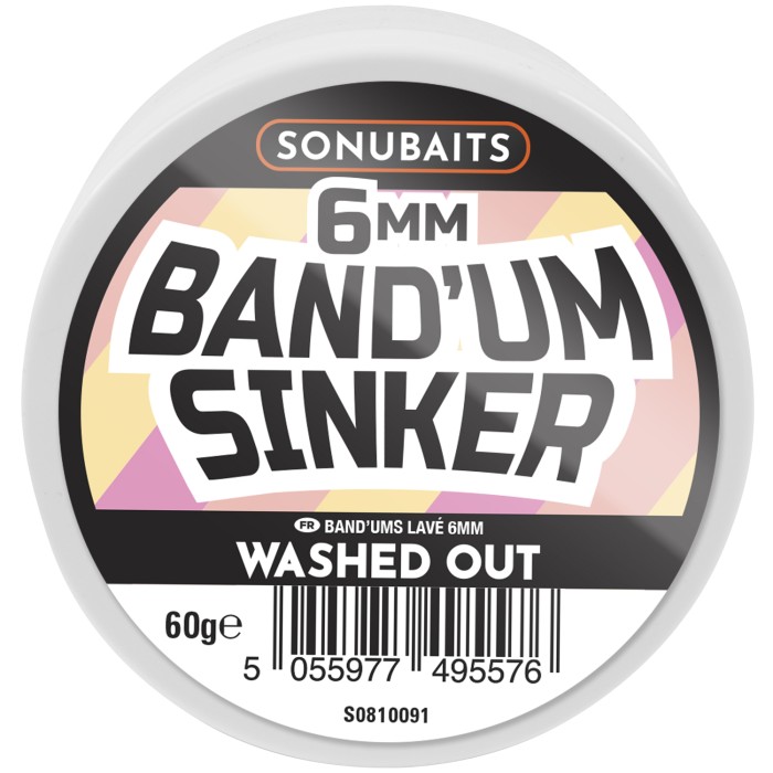 Sonubaits Band'um Sinkers Washed Out 6mm